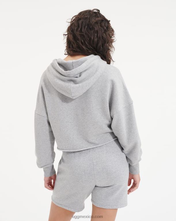 brezo gris 00NF1295 UGG mujer sudadera corta keira