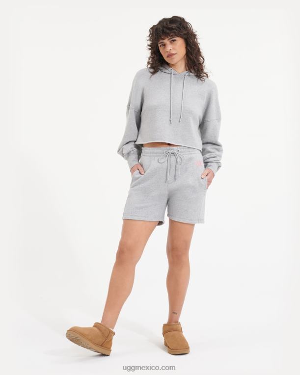 brezo gris 00NF1295 UGG mujer sudadera corta keira