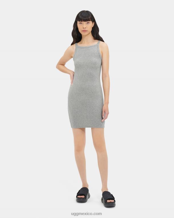 brezo gris 00NF1316 UGG mujer vestido de canalé