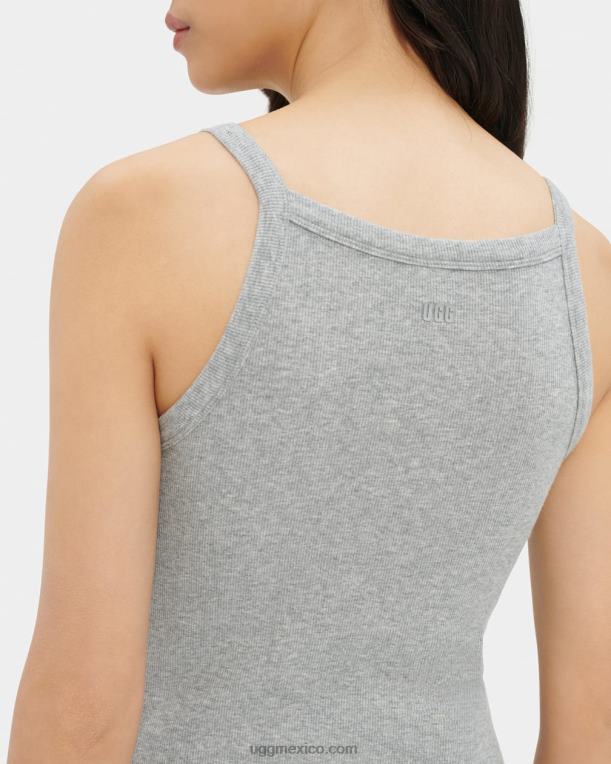 brezo gris 00NF1316 UGG mujer vestido de canalé