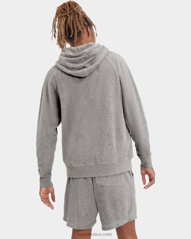 brezo gris 00NF1818 UGG hombres terrance sudadera con capucha