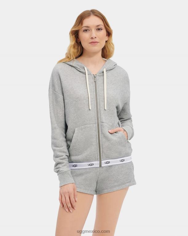 brezo gris 00NF2240 UGG mujer sena sudadera con cremallera