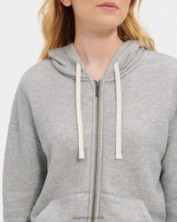 brezo gris 00NF2240 UGG mujer sena sudadera con cremallera