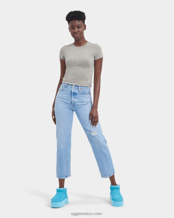 brezo gris 00NF916 UGG mujer miriam camiseta de bebé