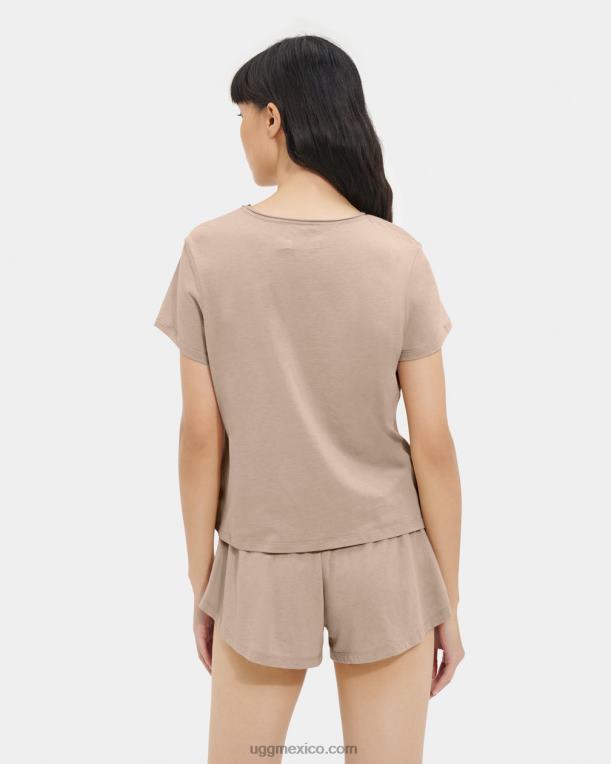 bronceado suave 00NF1239 UGG mujer camiseta perlina