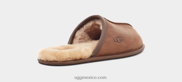 broncearse 00NF2300 UGG hombres cuero desgastado