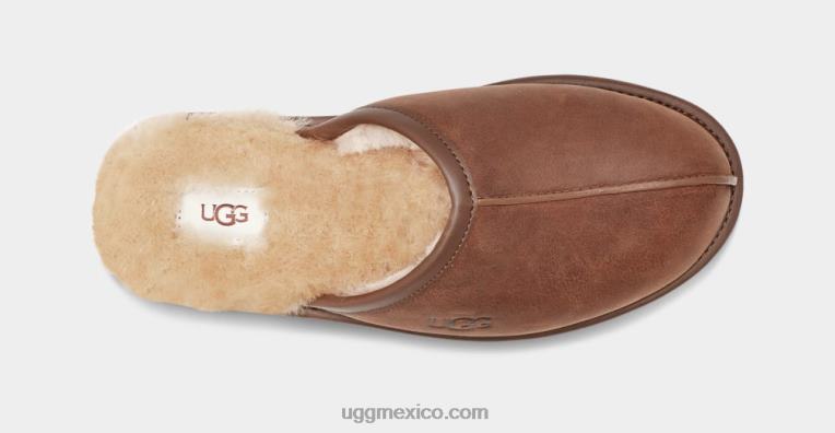 broncearse 00NF2300 UGG hombres cuero desgastado
