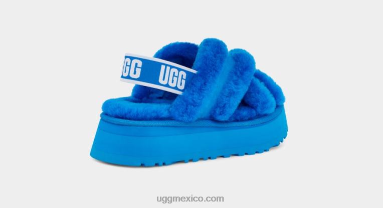 bucear 00NF794 UGG mujer tobogán cruzado disco