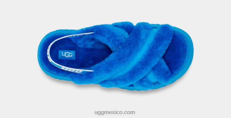 bucear 00NF794 UGG mujer tobogán cruzado disco