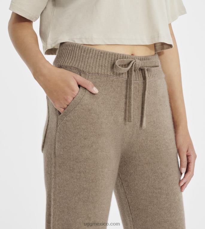 camello ii 00NF1329 UGG mujer pantalón aida en mezcla de cachemira