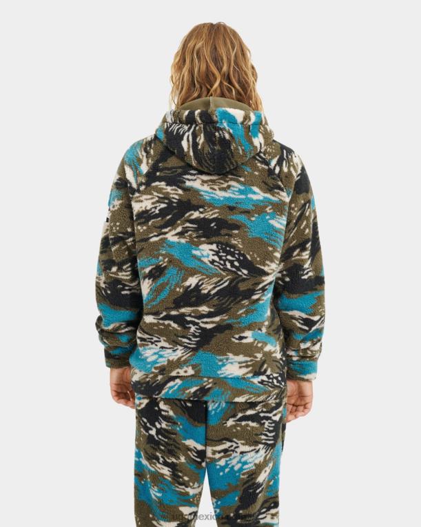 camuflaje de maremoto 00NF1915 UGG hombres sudadera con capucha sherpa dannen