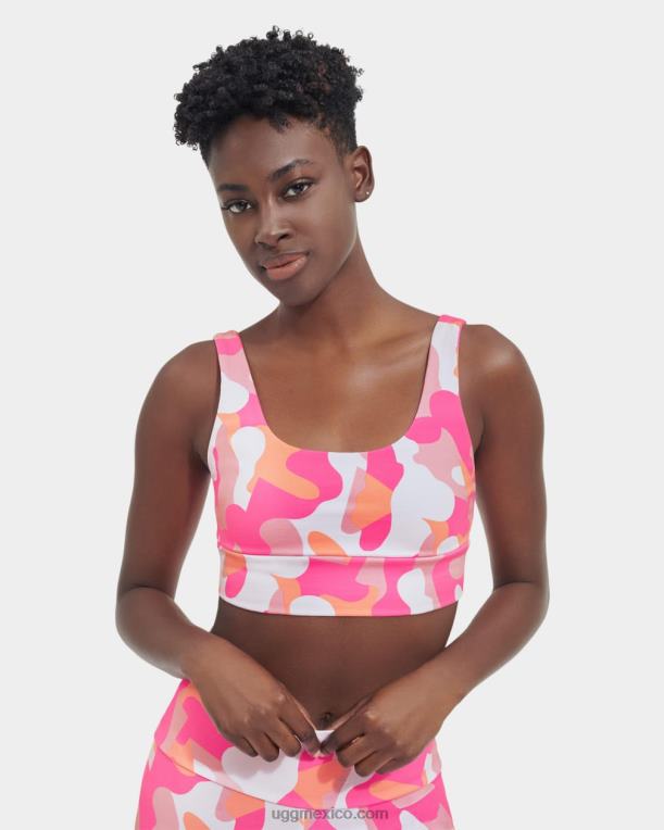 camuflaje rosa chicloso 00NF2053 UGG mujer zayley bralette estampado de camuflaje