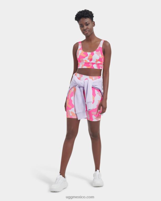 camuflaje rosa chicloso 00NF2053 UGG mujer zayley bralette estampado de camuflaje