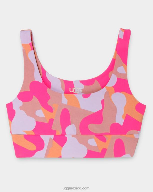 camuflaje rosa chicloso 00NF2053 UGG mujer zayley bralette estampado de camuflaje