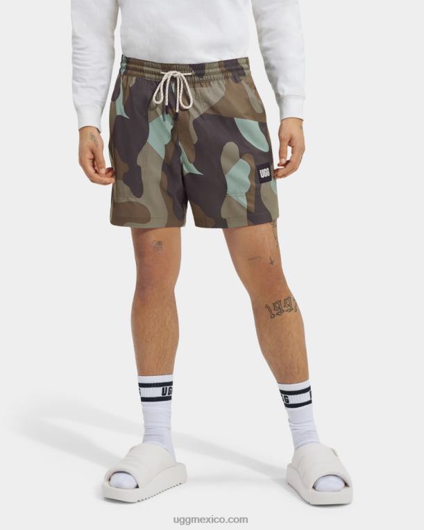 camuflaje verde musgo 00NF267 UGG hombres letra corta freemon