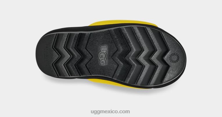 canario/negro 00NF757 UGG mujer tobogán gráfico maxi