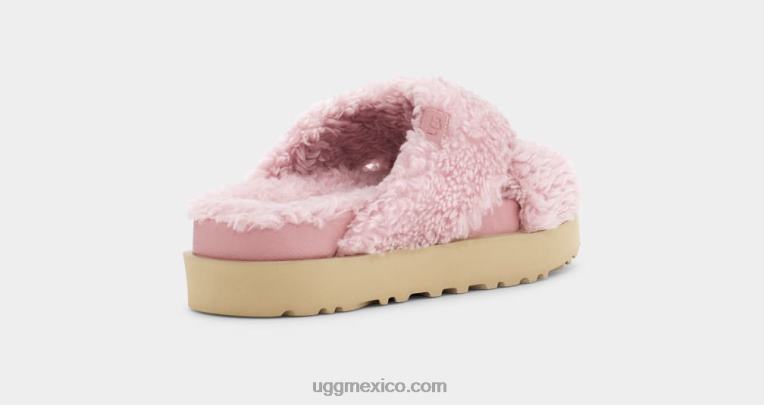 caparazón 00NF831 UGG mujer tobogán cruzado de azúcar fuzz