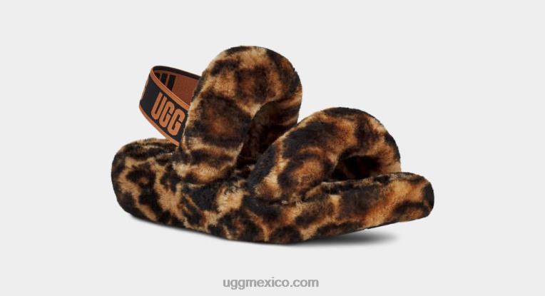 caramelo de azúcar con mantequilla 00NF814 UGG mujer oh sí estampado de pantera