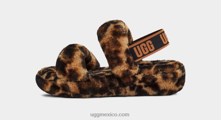 caramelo de azúcar con mantequilla 00NF814 UGG mujer oh sí estampado de pantera