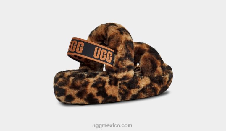 caramelo de azúcar con mantequilla 00NF814 UGG mujer oh sí estampado de pantera
