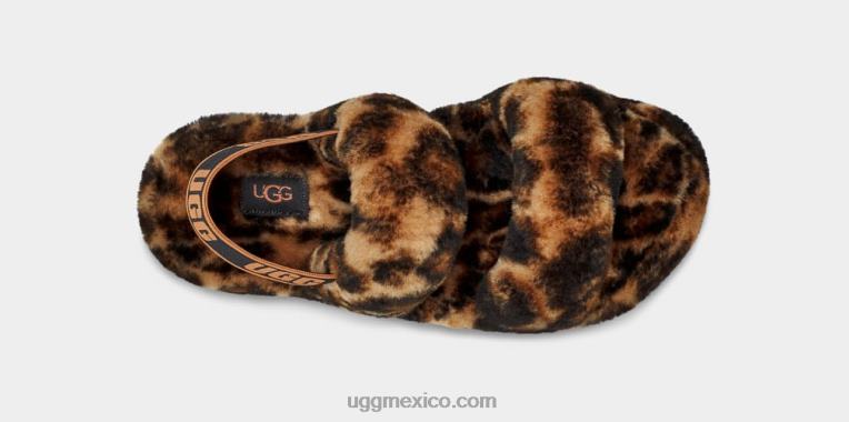 caramelo de azúcar con mantequilla 00NF814 UGG mujer oh sí estampado de pantera