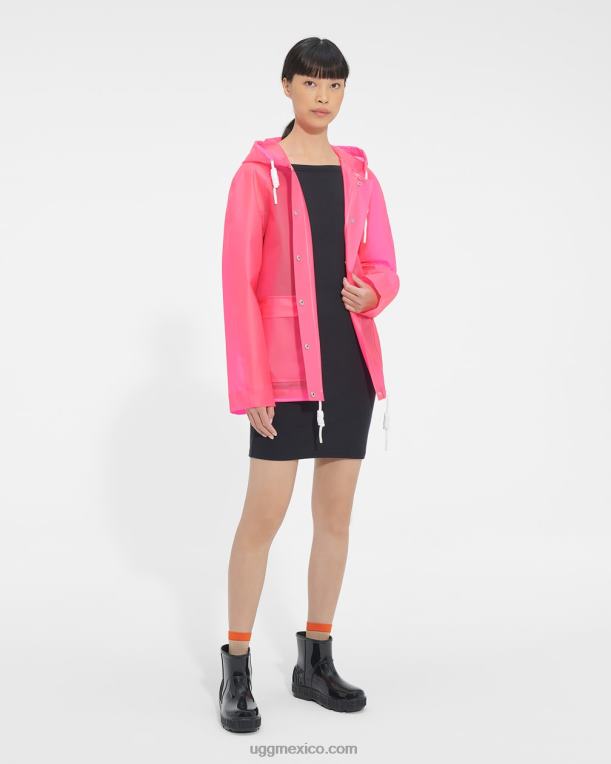caramelo rosa 00NF1261 UGG mujer chubasquero hutton