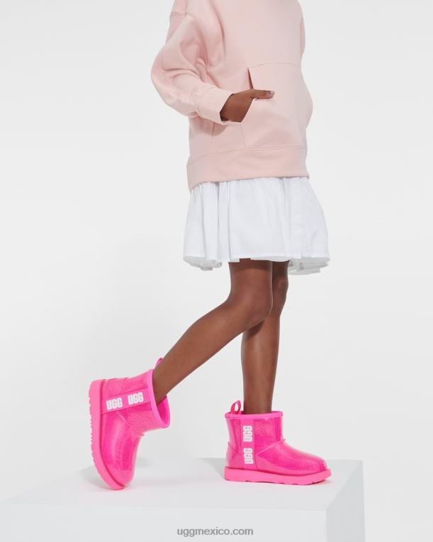 caramelo rosa 00NF1752 UGG niños clásico transparente mini ii
