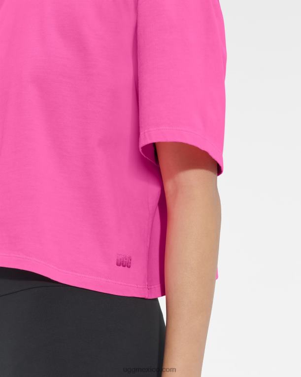 caramelo rosa 00NF2232 UGG mujer camiseta corta tana