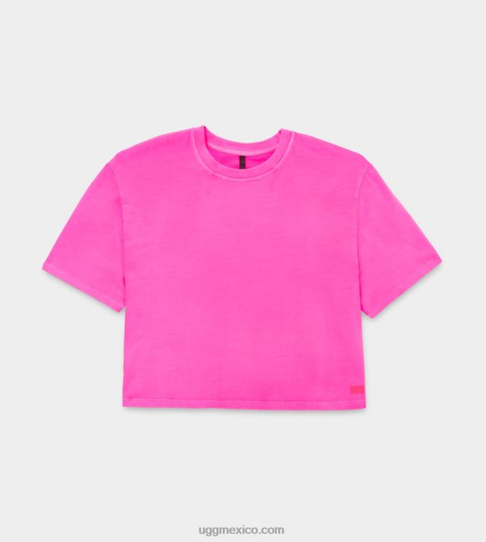 caramelo rosa 00NF2232 UGG mujer camiseta corta tana