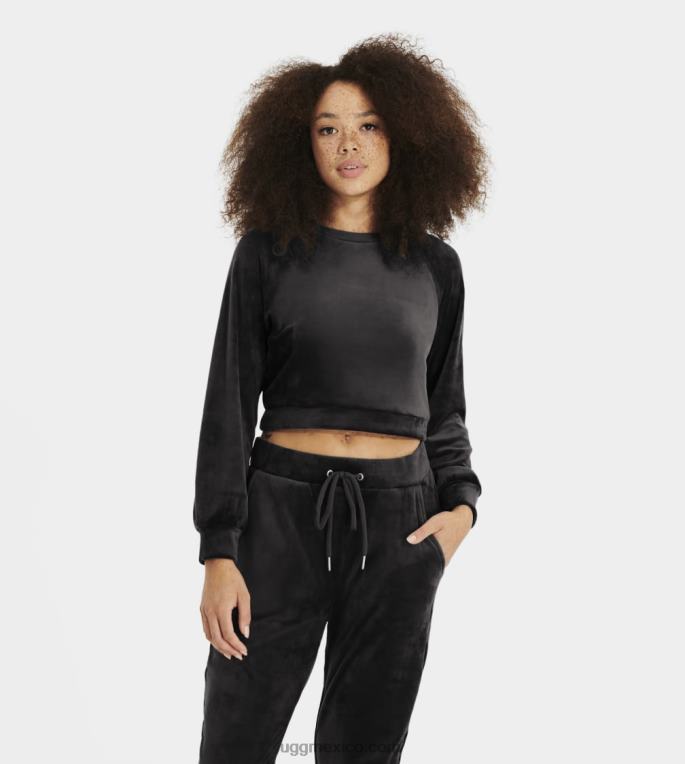 carbón 00NF107 UGG mujer sudadera corta beckner