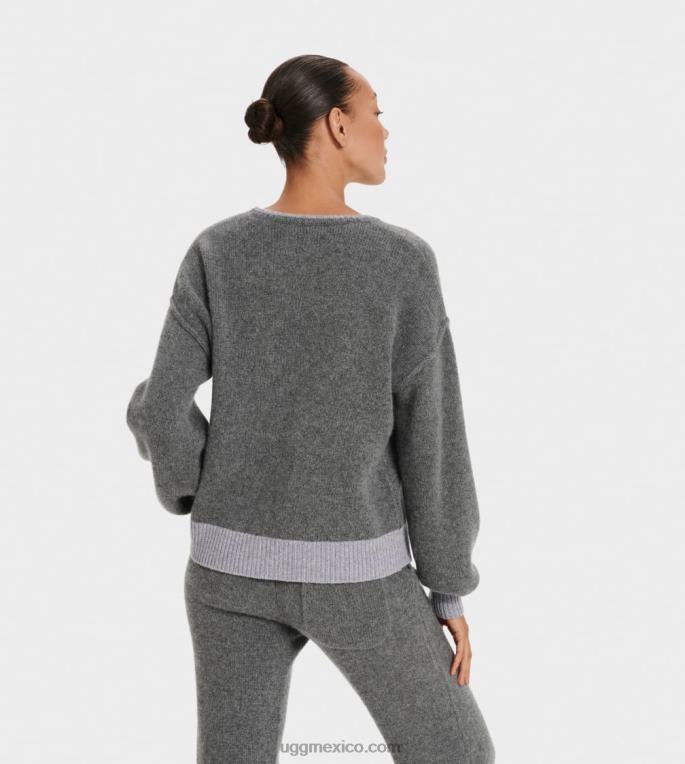 carbón 00NF1158 UGG mujer jersey renata en mezcla de cachemira