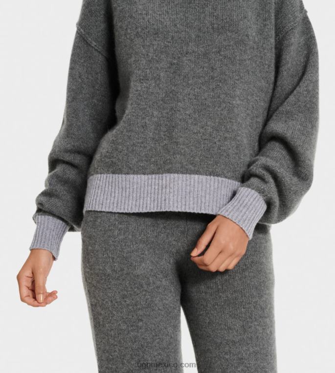 carbón 00NF1158 UGG mujer jersey renata en mezcla de cachemira