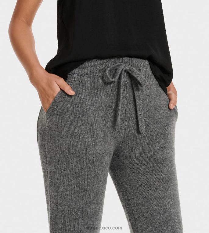 carbón 00NF1328 UGG mujer pantalón aida en mezcla de cachemira