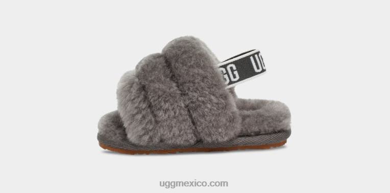 carbón 00NF2215 UGG bebé pelusa sí diapositiva y amor