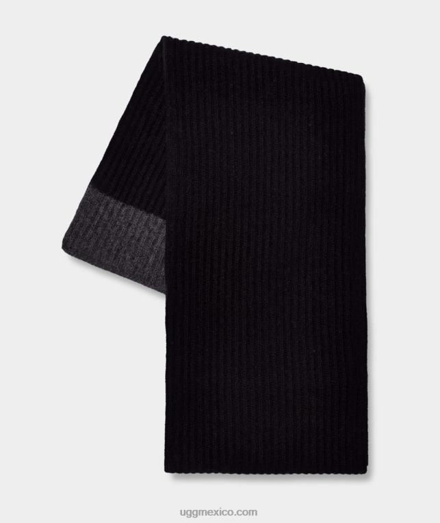 carbón negro/brezo 00NF1905 UGG hombres bufanda de punto evander