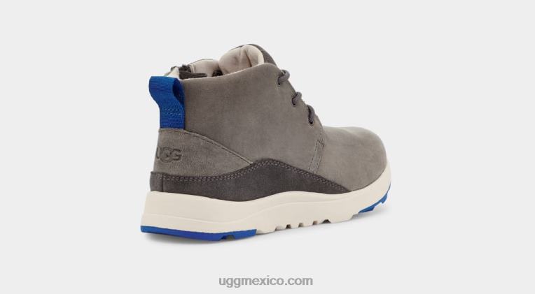 carbón/cuero azul clásico 00NF1761 UGG niños canoa iii tiempo