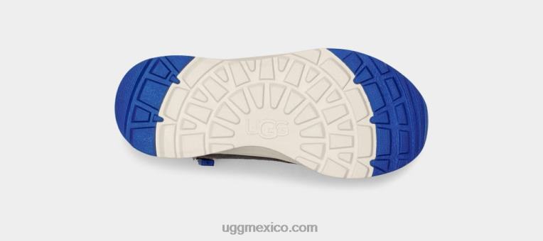 carbón/cuero azul clásico 00NF1761 UGG niños canoa iii tiempo
