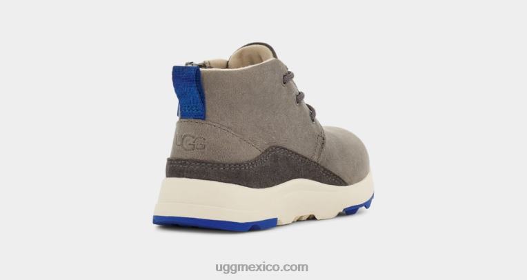 carbón/cuero azul clásico 00NF2214 UGG niños pequeños canoa iii tiempo