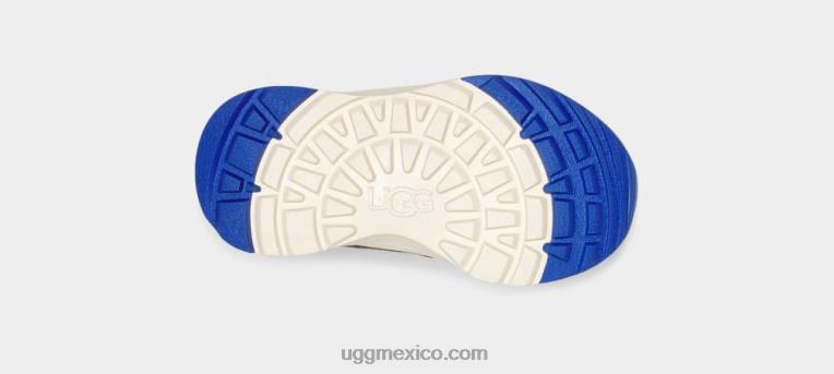 carbón/cuero azul clásico 00NF2214 UGG niños pequeños canoa iii tiempo