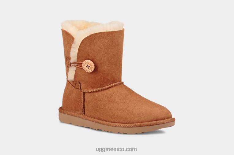 castaña 00NF1709 UGG niños bota bailey button ii