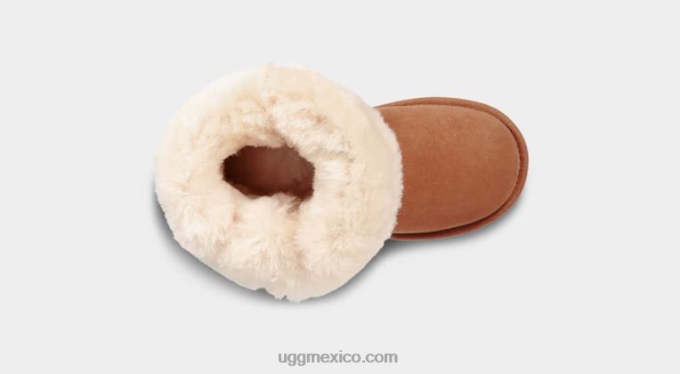 castaña 00NF1709 UGG niños bota bailey button ii