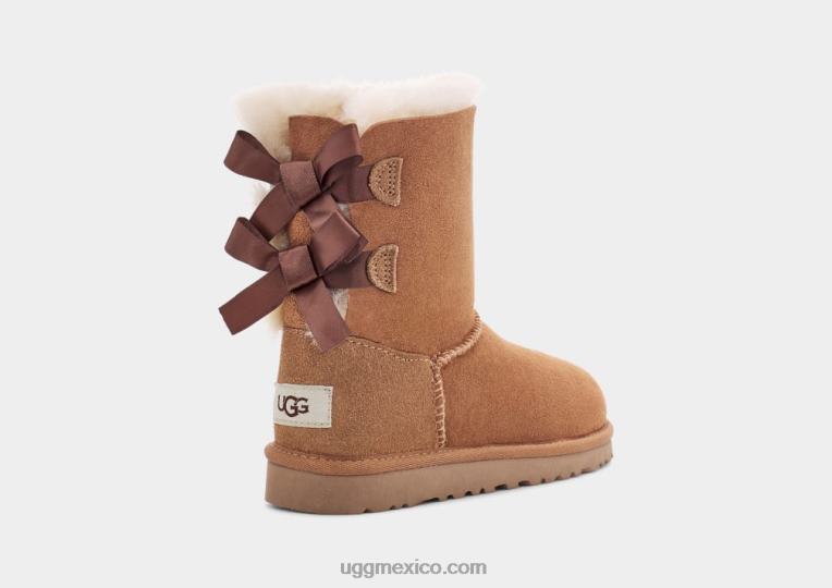 castaña 00NF1711 UGG niños bota bailey bow ii