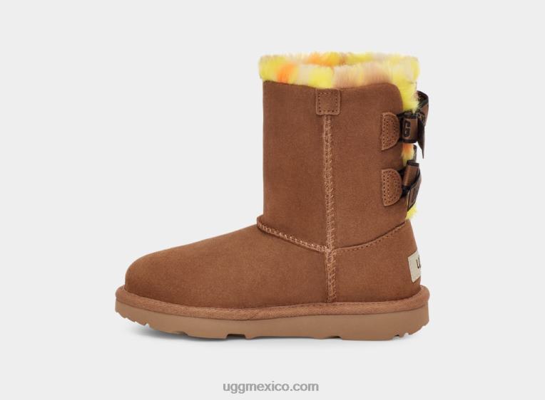 castaña 00NF1773 UGG niños bailey arco plaid punk