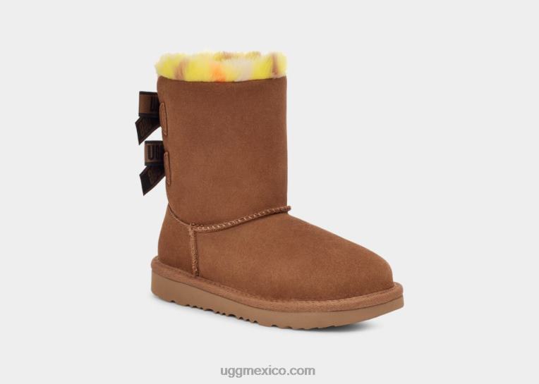castaña 00NF1773 UGG niños bailey arco plaid punk