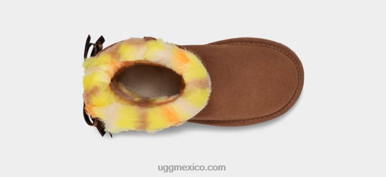 castaña 00NF1773 UGG niños bailey arco plaid punk