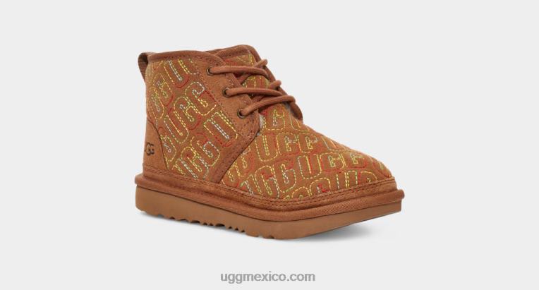 castaña 00NF1790 UGG niños punto gráfico neumel ii