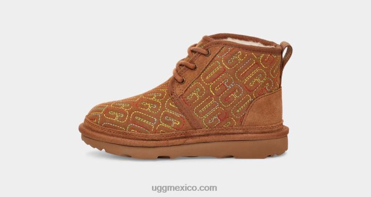 castaña 00NF1790 UGG niños punto gráfico neumel ii