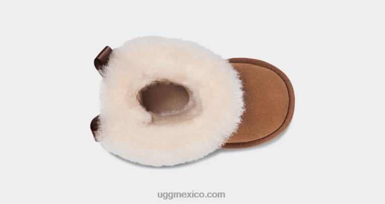 castaña 00NF1955 UGG niños pequeños bota bailey bow ii