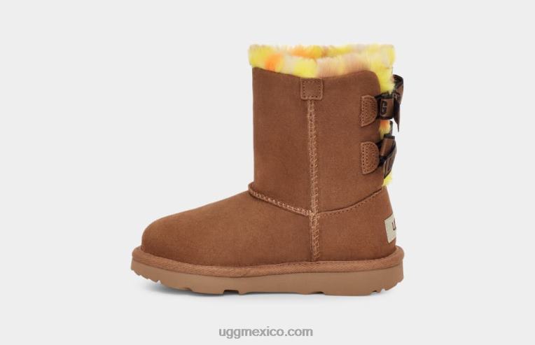 castaña 00NF1985 UGG niños pequeños bailey arco plaid punk