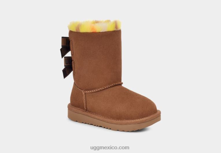 castaña 00NF1985 UGG niños pequeños bailey arco plaid punk